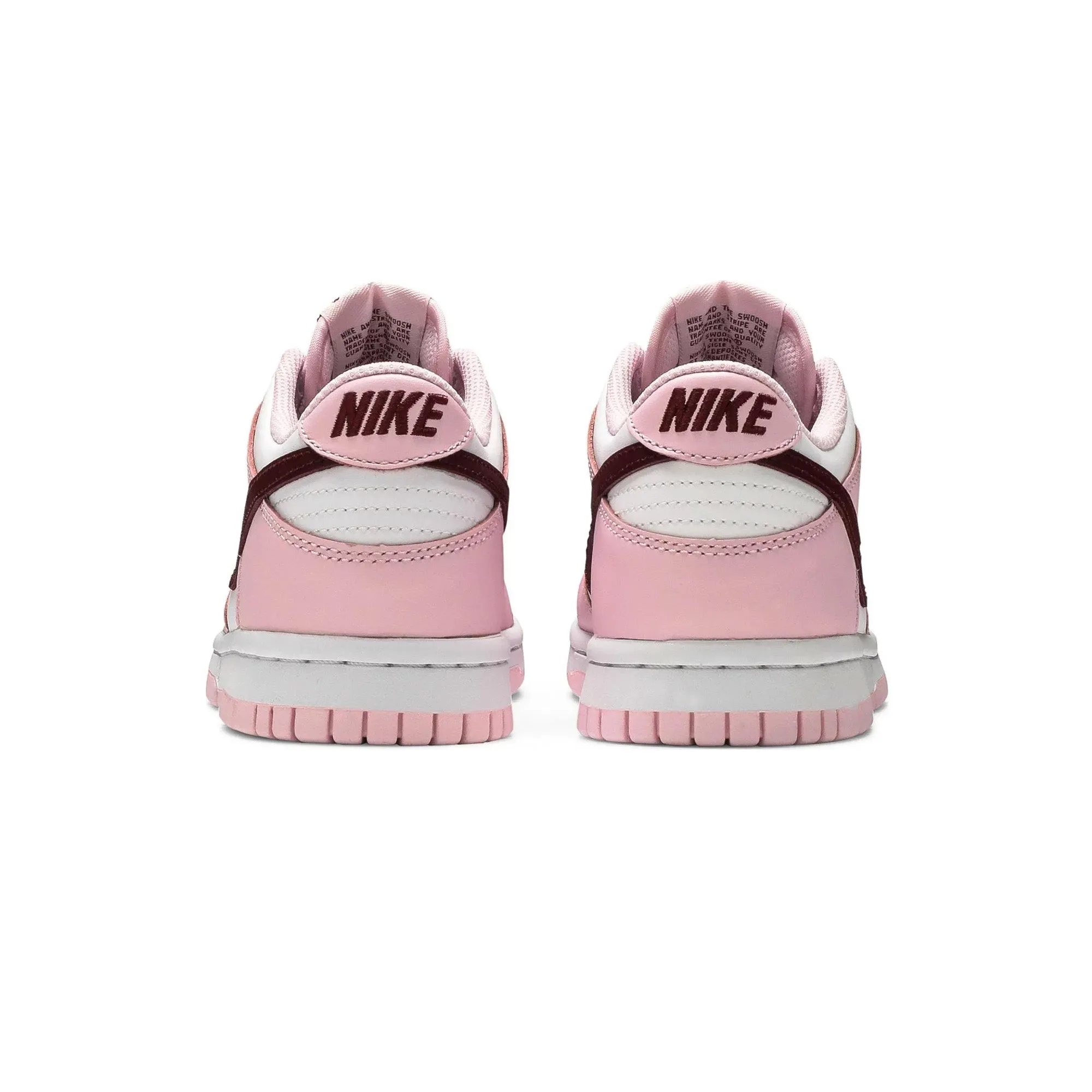 Nike Dunk Low 'Pink Foam Red White' GS (2021) Non Toxic Adhesives Power Moves