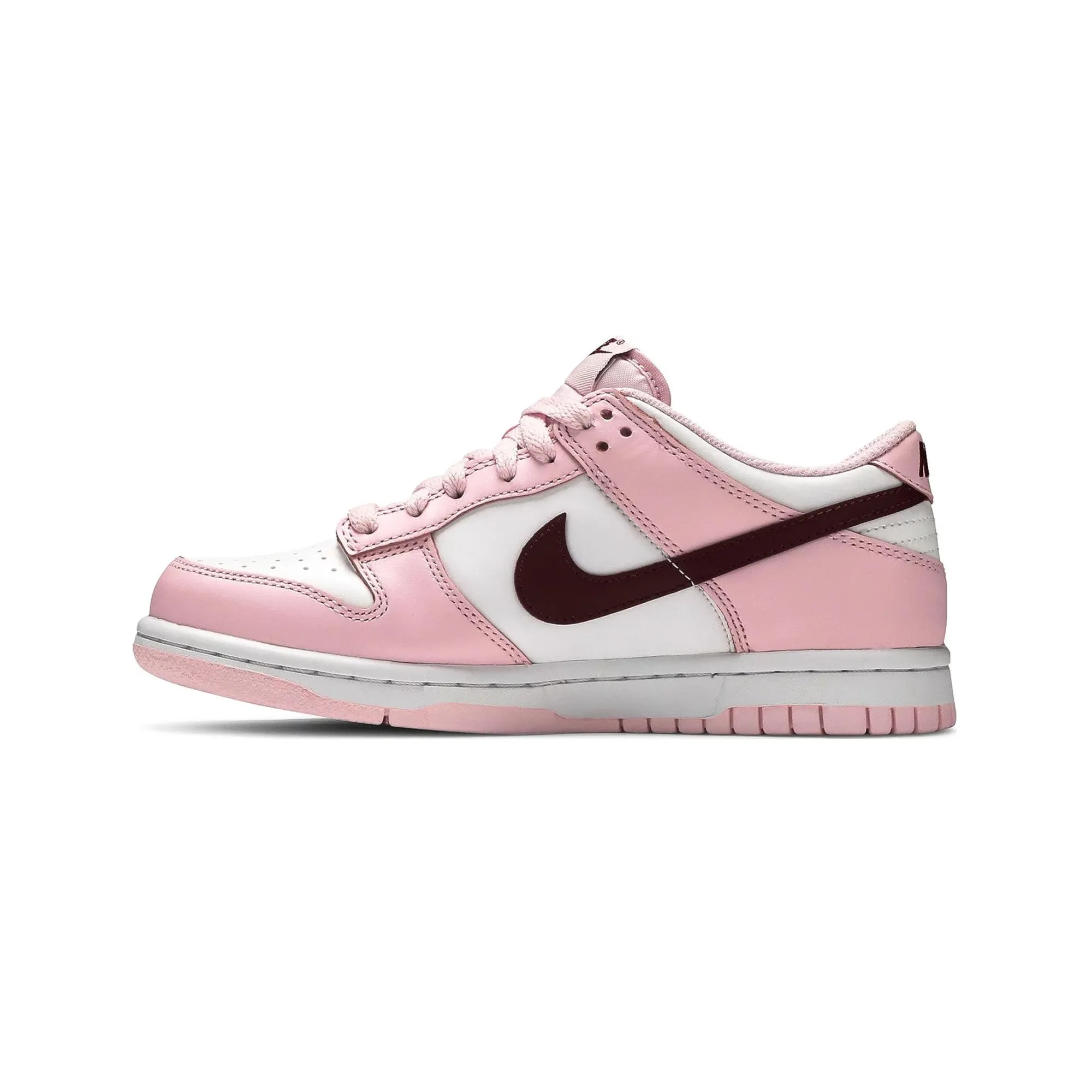 Nike Dunk Low 'Pink Foam Red White' GS (2021) Breathable mesh