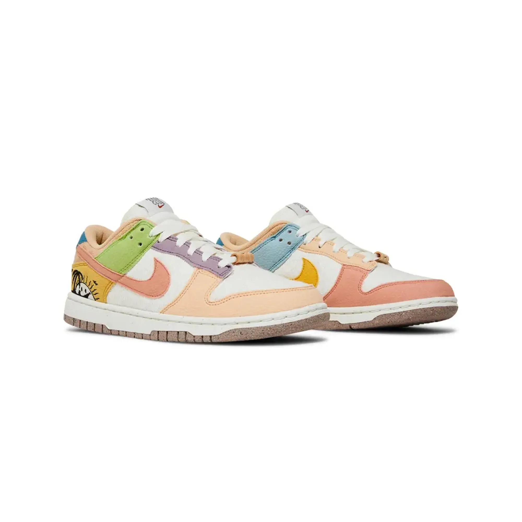 Elastic Ankle Molded EVA Foam Nike Dunk Low Retro 'Sun Club Multi' W (2022)