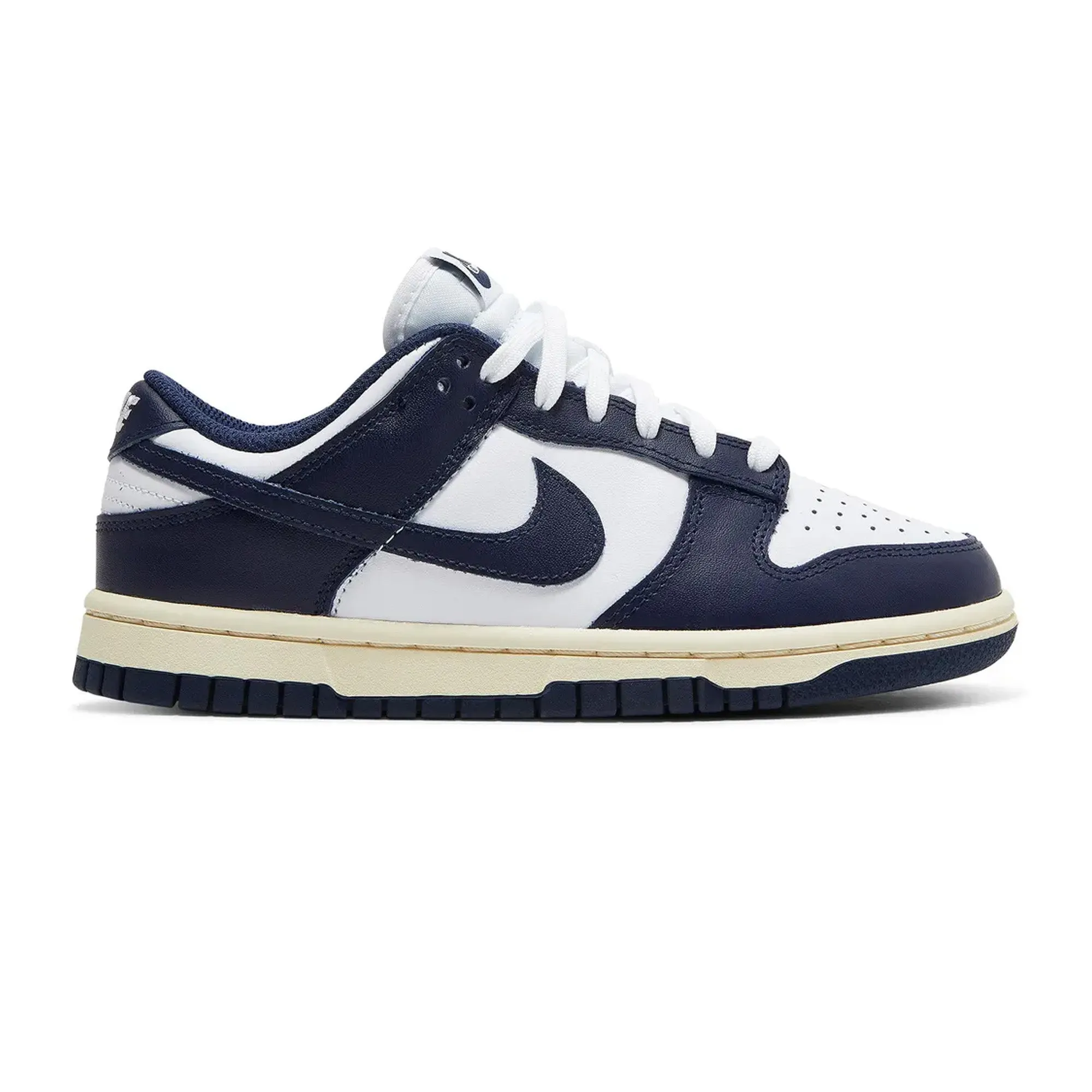 Nike Dunk Low 'Vintage Navy' W (2021) Ventilated Sides Recycled Synthetic Upper