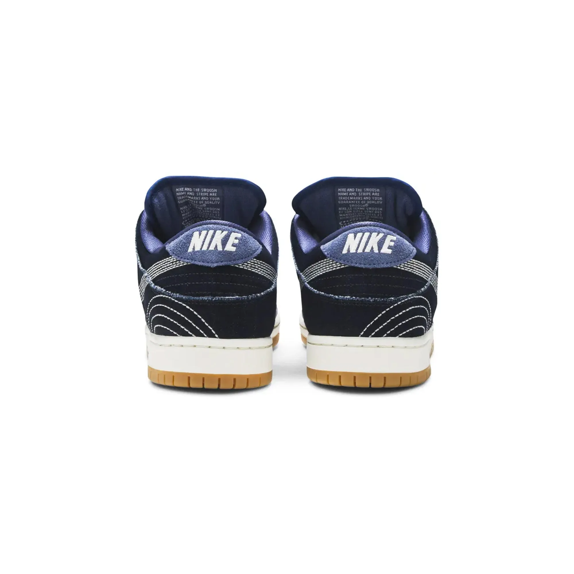 Nike SB Dunk Low 'Denim Sashiko' Durable Outsoles Style Casual