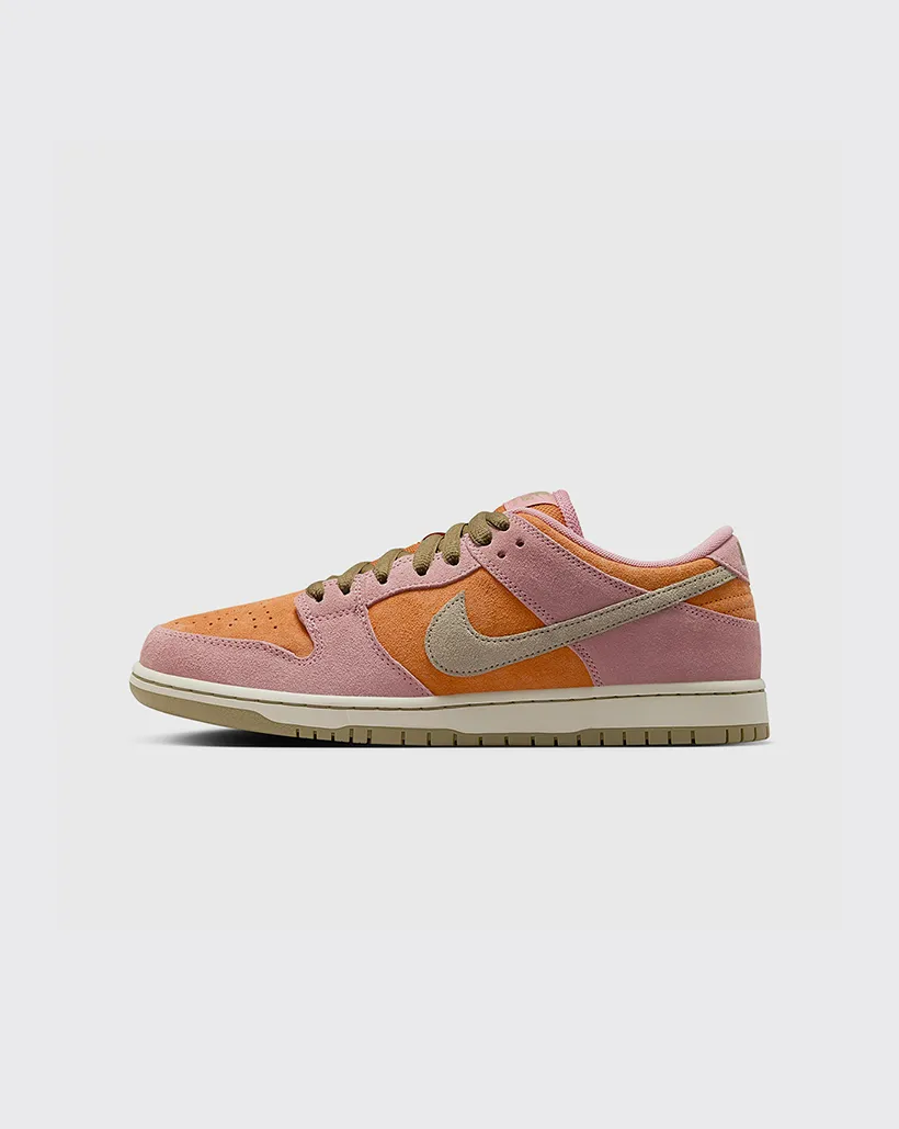 Clean Aesthetic Nike SB Dunk Low Pro Shoe - Red Stardust/Monarch