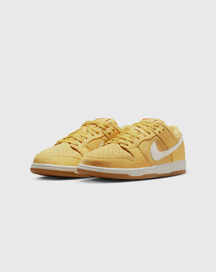 Nike SB Dunk Low Pro Shoe - Saturn Gold Rubber Traction Cherry Pop