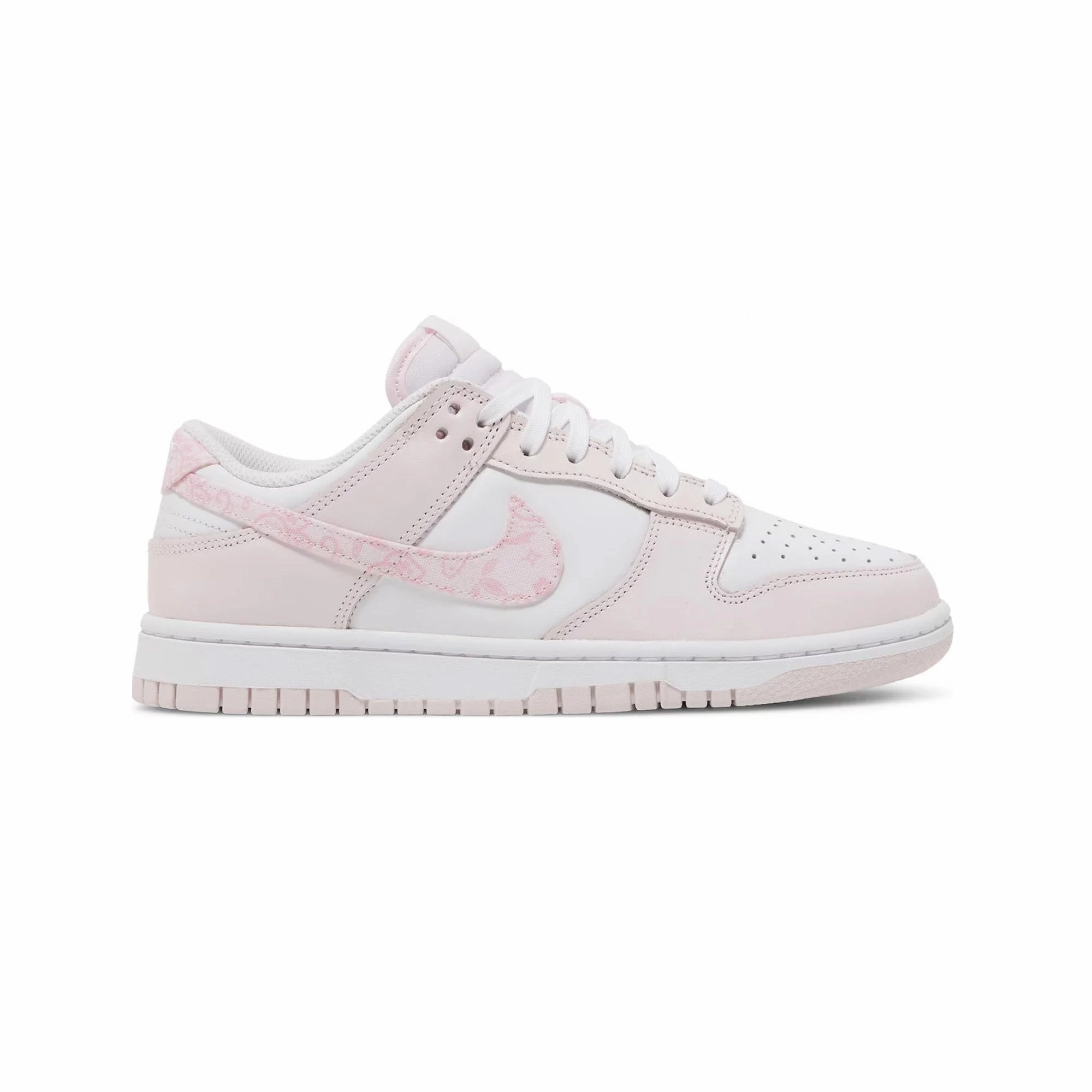Nike Dunk Low Essential 'Paisley Pack Pink' Women's (2023) Lace   Up Closure Non Compression Upper