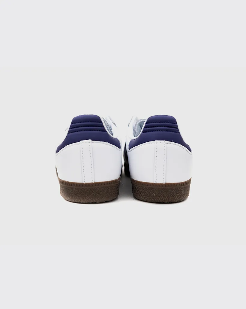 Adidas Samba ADV Shoe - White/Purple Water Resistant Build Weekend Trips