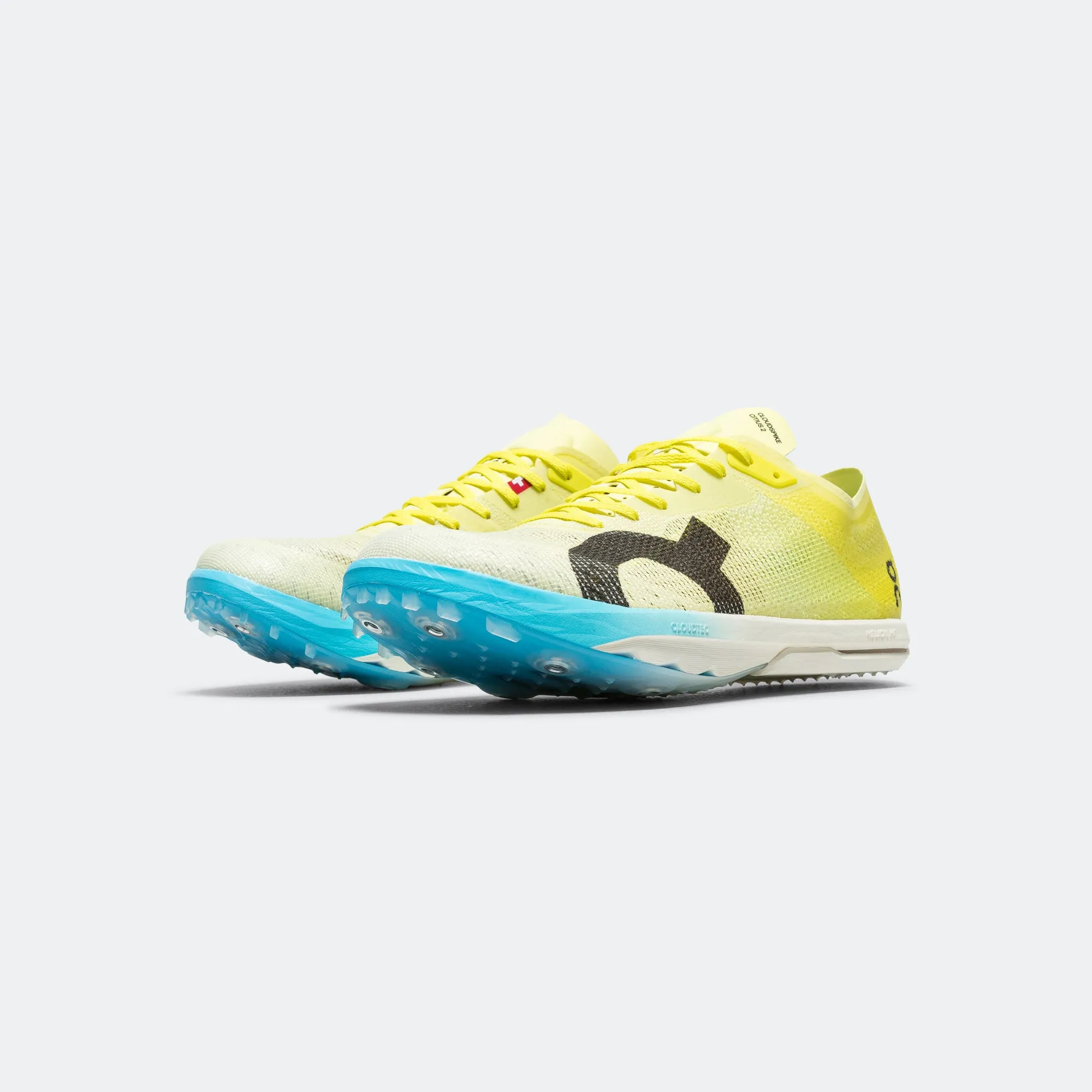 Mens Cloudspike Citius 2 - Limelight/White March Step