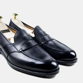 Rest Walk Transit Wear Corno Blu Penny Loafers Black