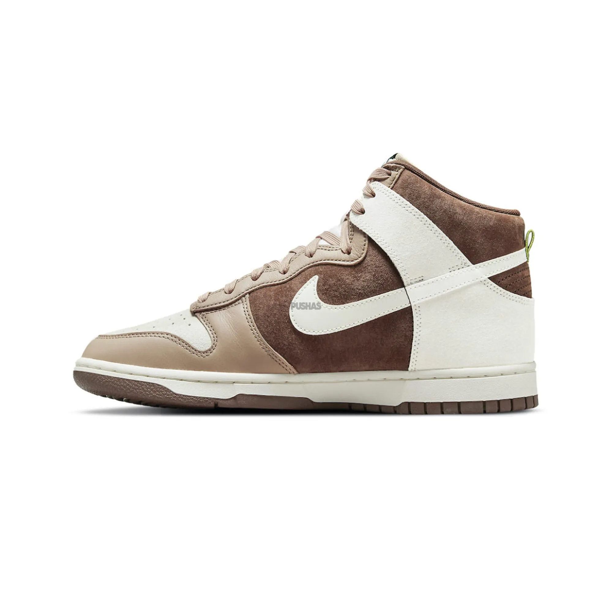 Flexible Groove Tech Shallow Footprint Nike Dunk High 'Light Chocolate' (2022)