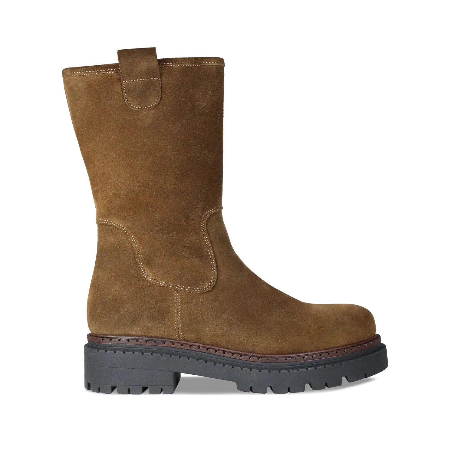 Stella: Tan Suede Heel Safe Coastal Mood