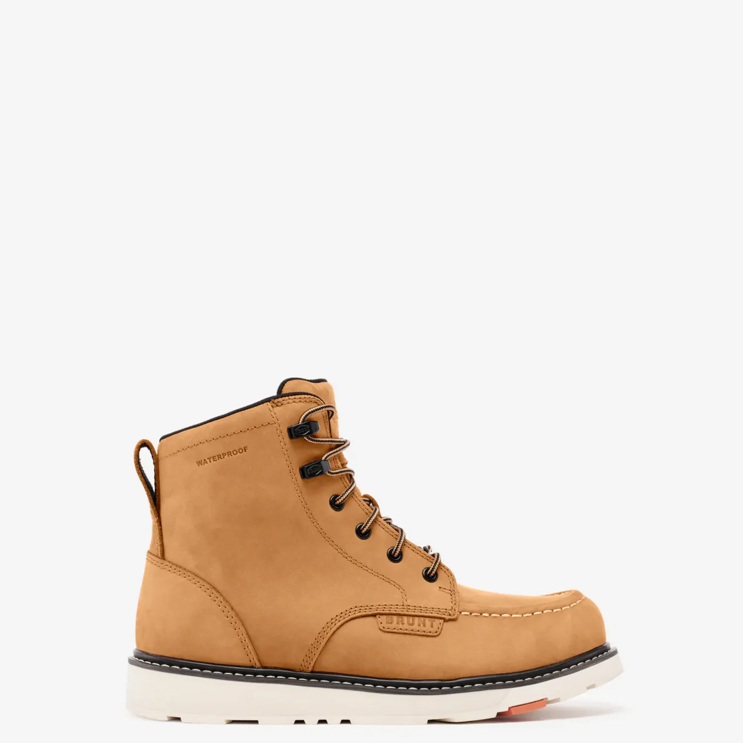 BRUNT Men's Marin 6" Waterproof Moc Toe Work Boot Bounce Hike