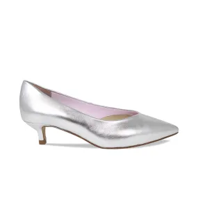 Kitty: Silver Leather Flexible Material Range Step