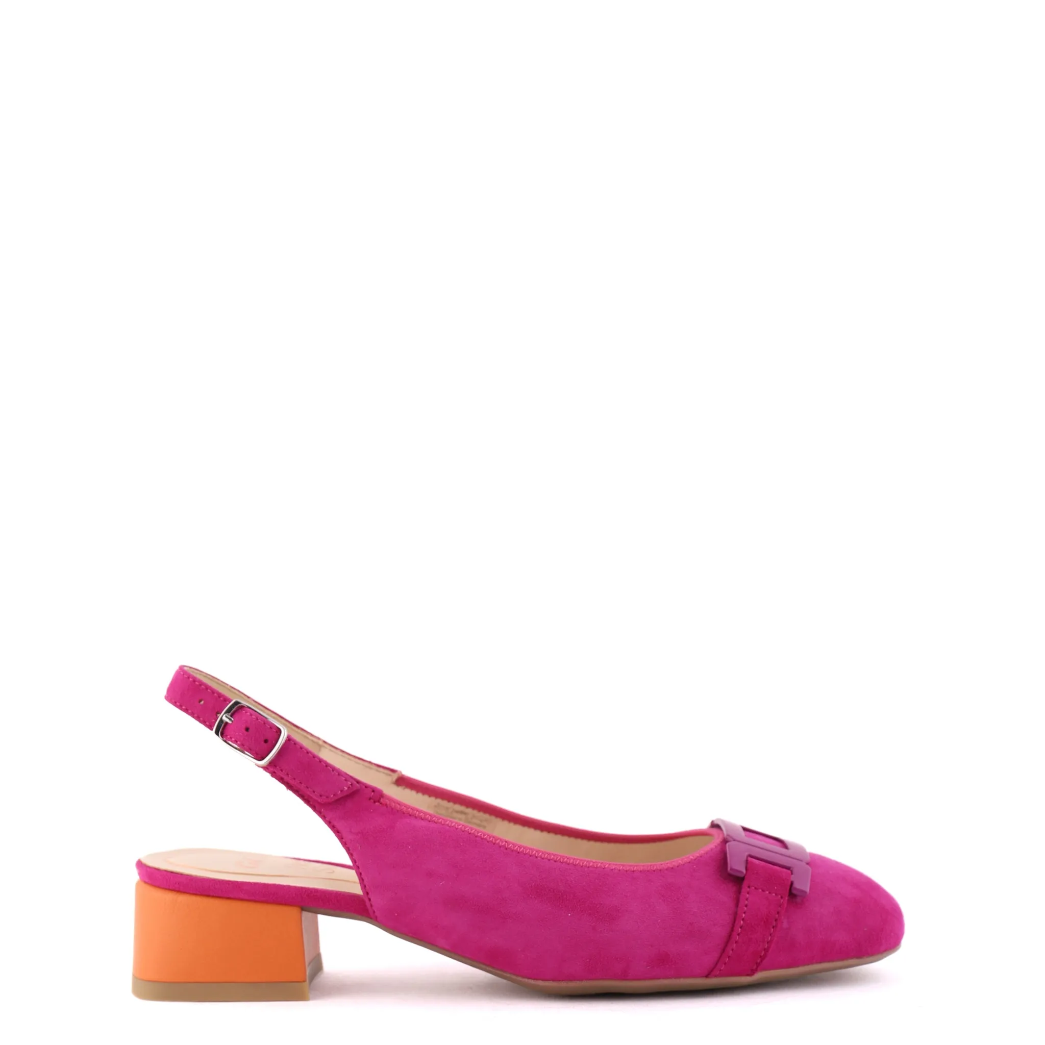 20404 Fuchsia and Orange Warm Step Breathable Footbed