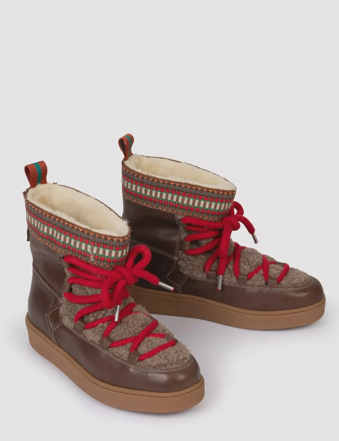 Garden Tour Relax Ready Penelope Chilvers Cosmos Fleece Boot in Dark Brown