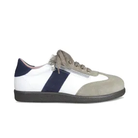 Cool Walk Pixie: White, Taupe & Navy
