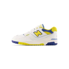 forefoot - padded running shoes running in a bluff area shoes New Balance 550 White - Yellow