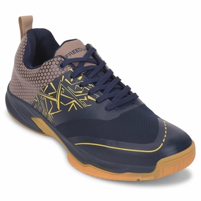 Ethically Sourced Materials Active Mode FREEDOM Navy Blue Sports Non-Marking Paddle/Pickleball & Badminton Shoes For Men UNESKO By Liberty