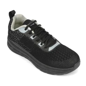 Force 10 Black Sports Lacing Running Shoes For Men MATCHER-3E By Liberty running in a half - marathon shoes Unique