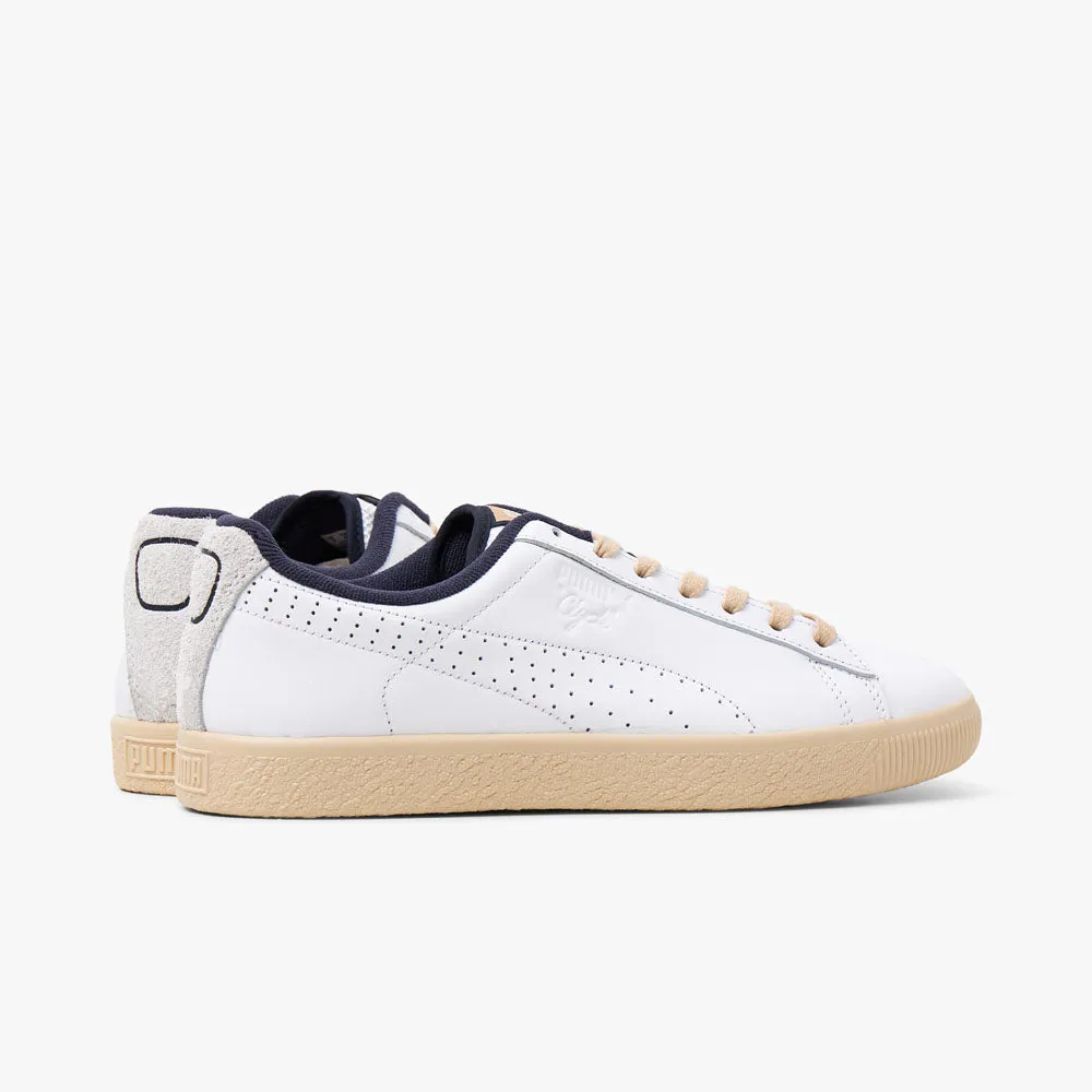 Puma Clyde Baseline / White Layered Cushion
