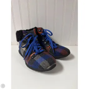 Boots Ankle Flats By Cole-haan In Plaid Pattern, Size: 6 Business Fit