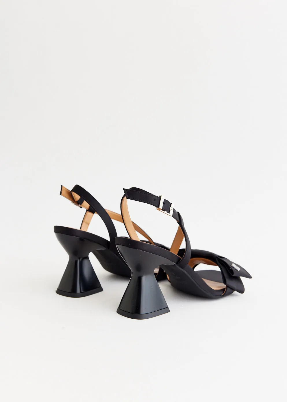 Big Bow High Heel Sandals Drive Ready