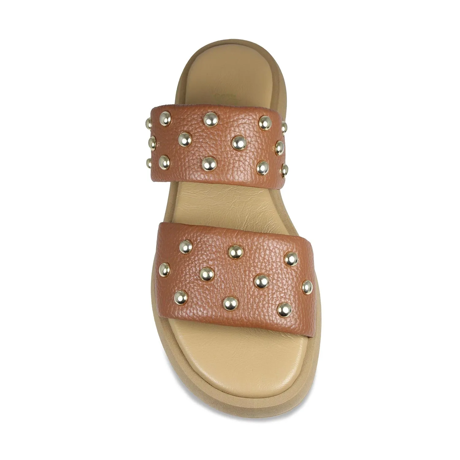 Bobbi: Tan Leather Sand Jog