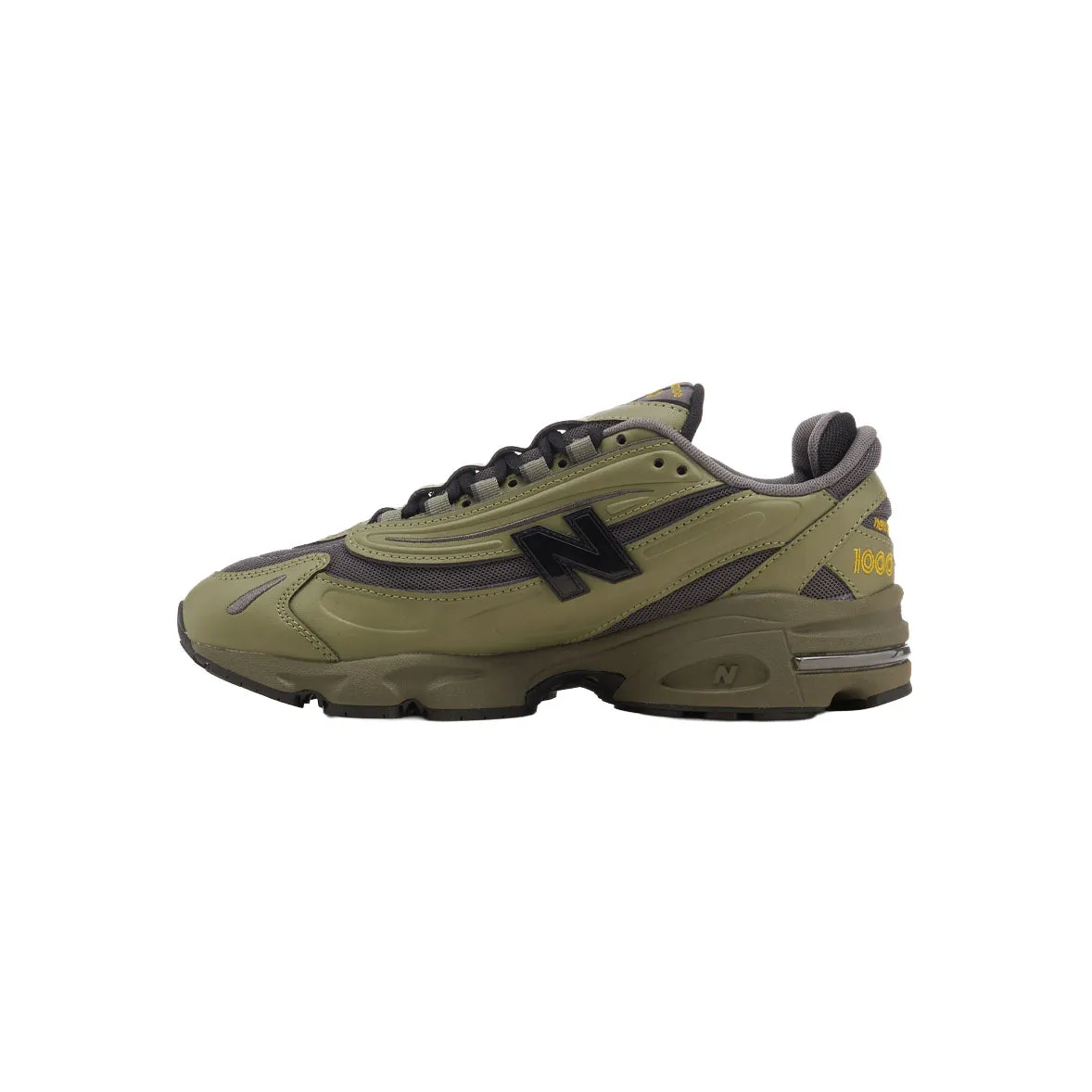 Tenis Hombre New Balance 1000 Dark Olive lateral support shoes