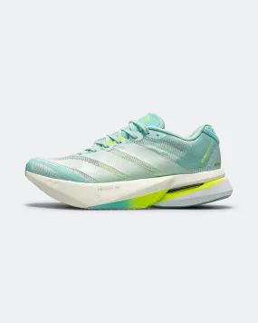 Womens Adizero Boston 13 - Semi Flash Aqua/Zero Metallic-Lucid Lemon Neutral Tones Valley Hike