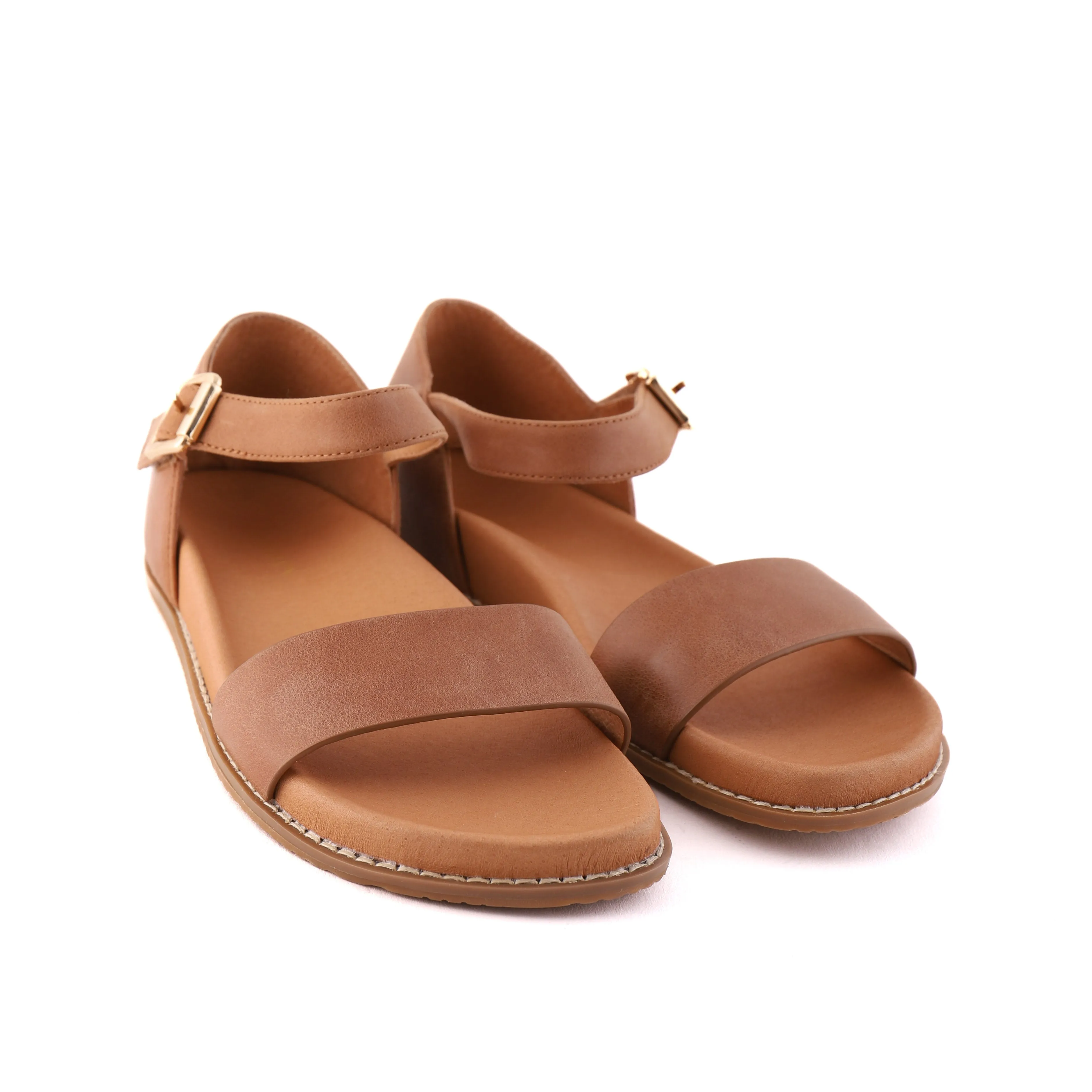 Flexible Straps RENATA Dark Tan