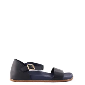 RENATA Navy Sandal Pads Drive Day