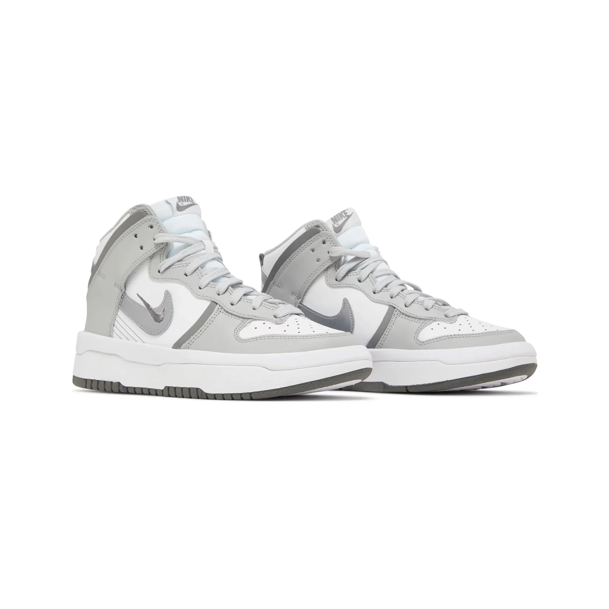 Nike Dunk High Up 'Light Smoke Grey' Women's (2022) Contoured Heel Cup