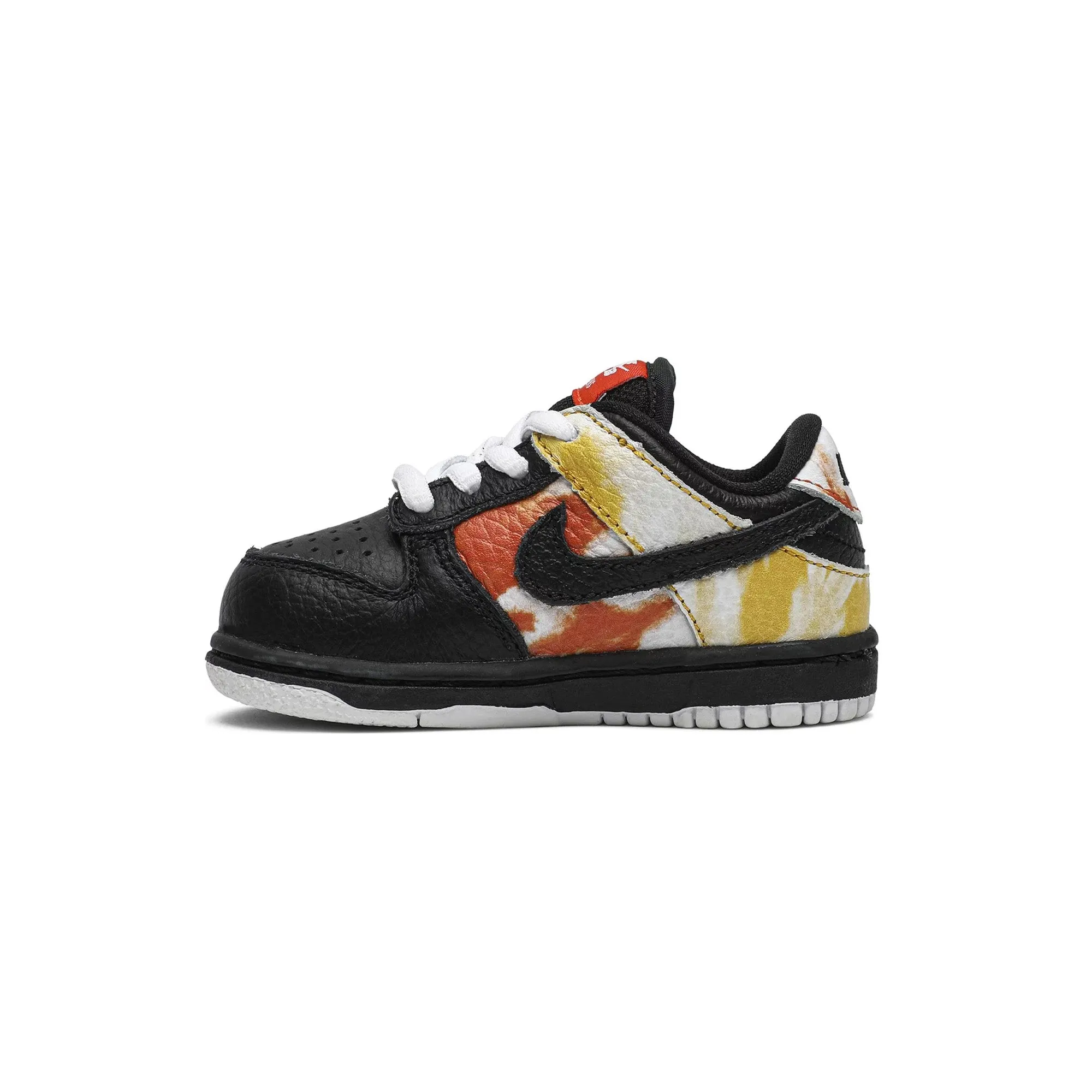 Nike SB Dunk Low 'Raygun Tie-Dye Black' TD (2021) Elastic laces