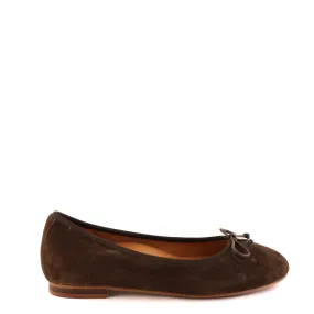 REST Chocolate Suede Sleek Profile Shoes