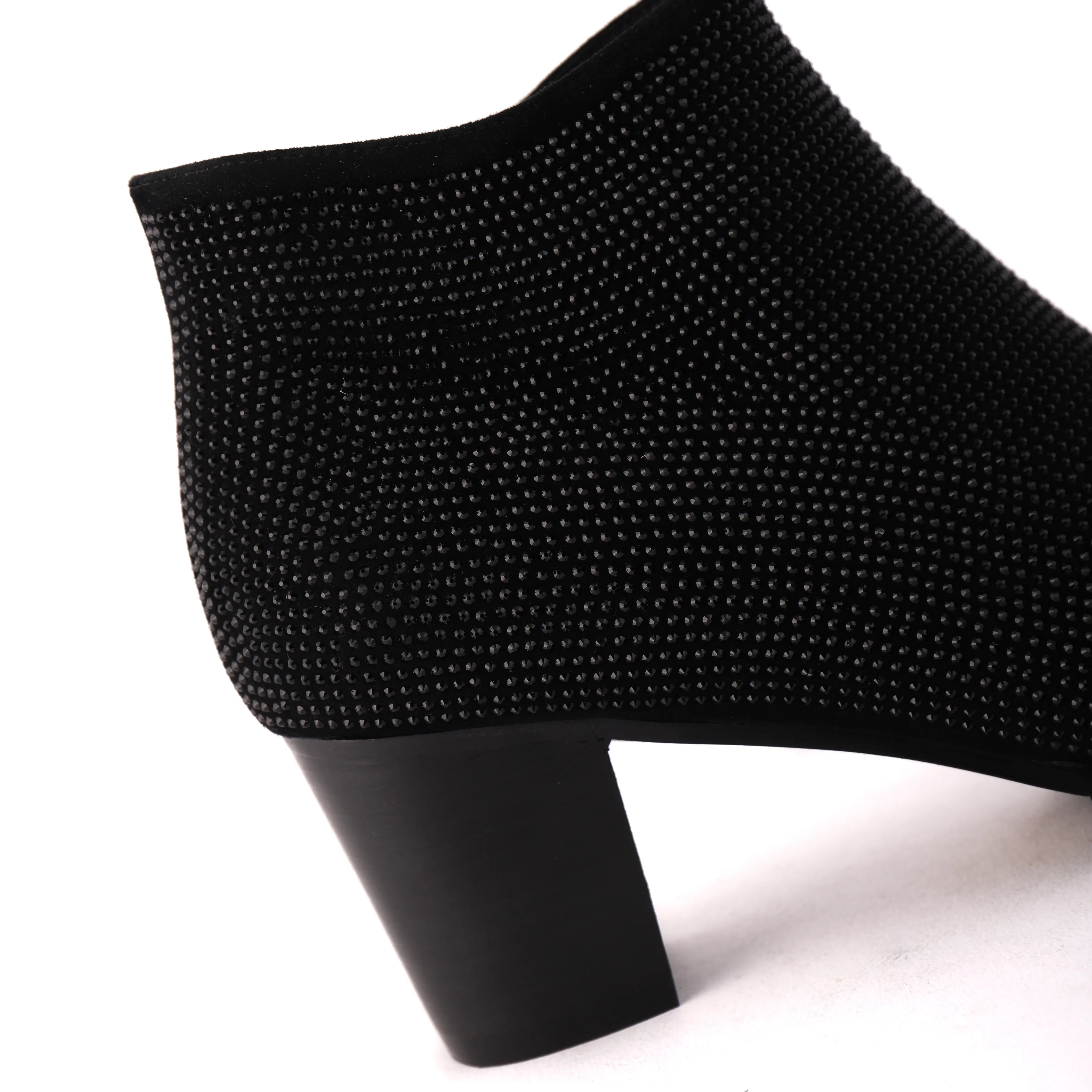 REYNOLD Black Sparkle Comfortable Balance Slip Resistant City Walking