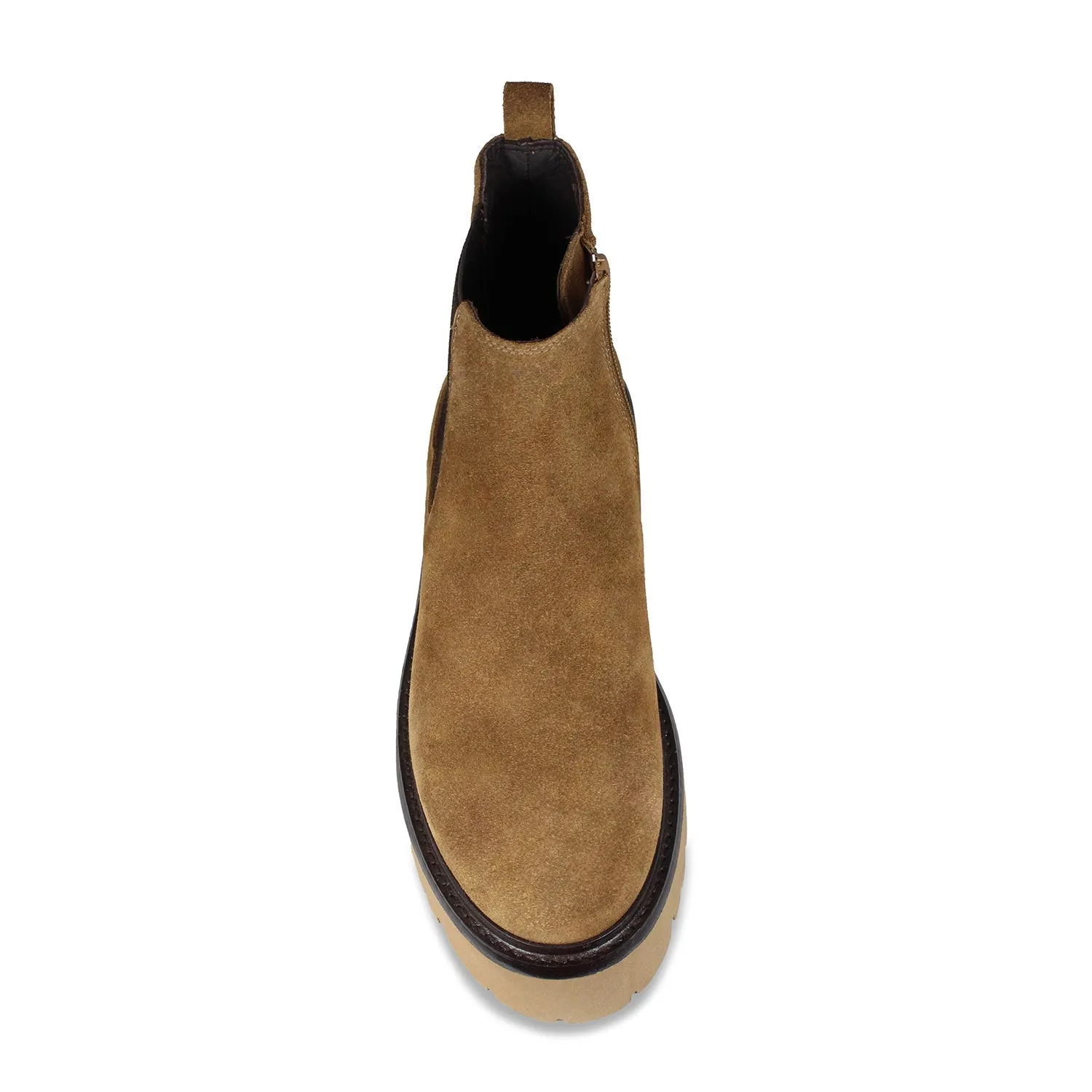 Rhea: Tan Suede All Day Travel Dawn Walk
