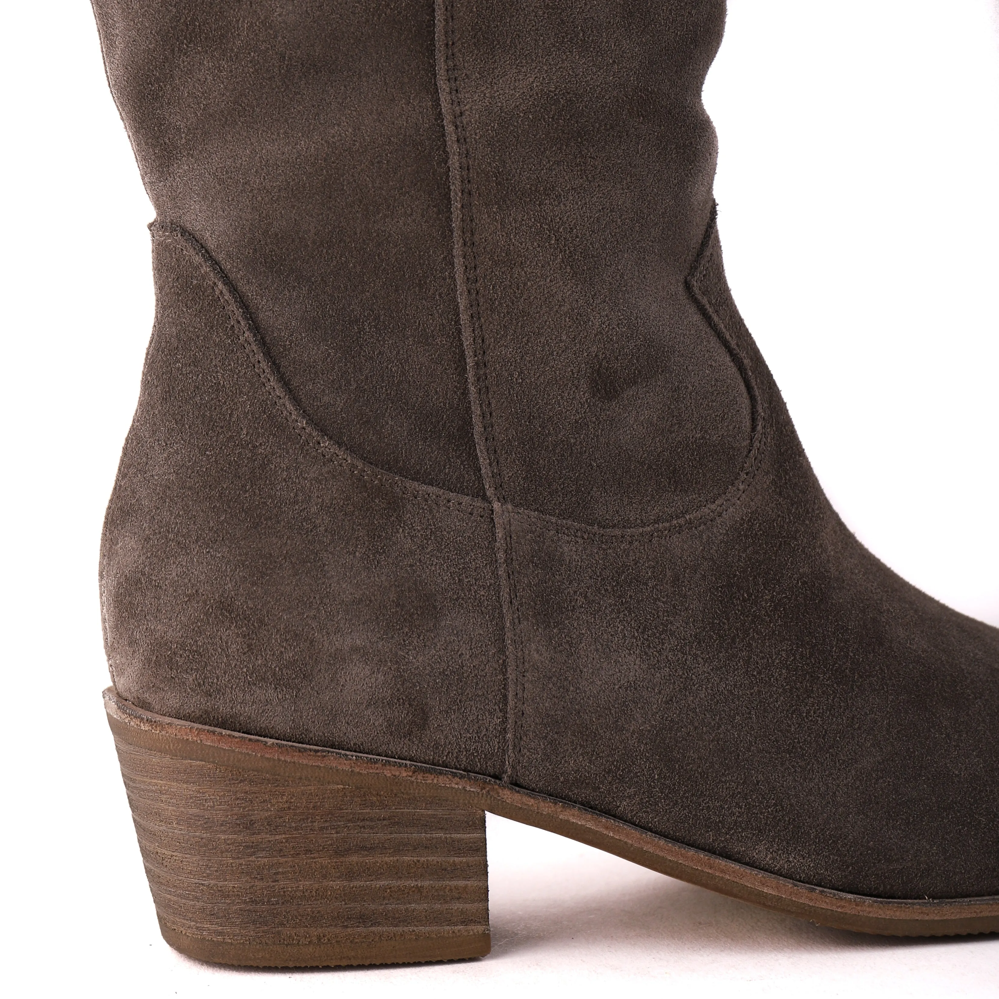 RIPLEY Dark Taupe Suede Breathable