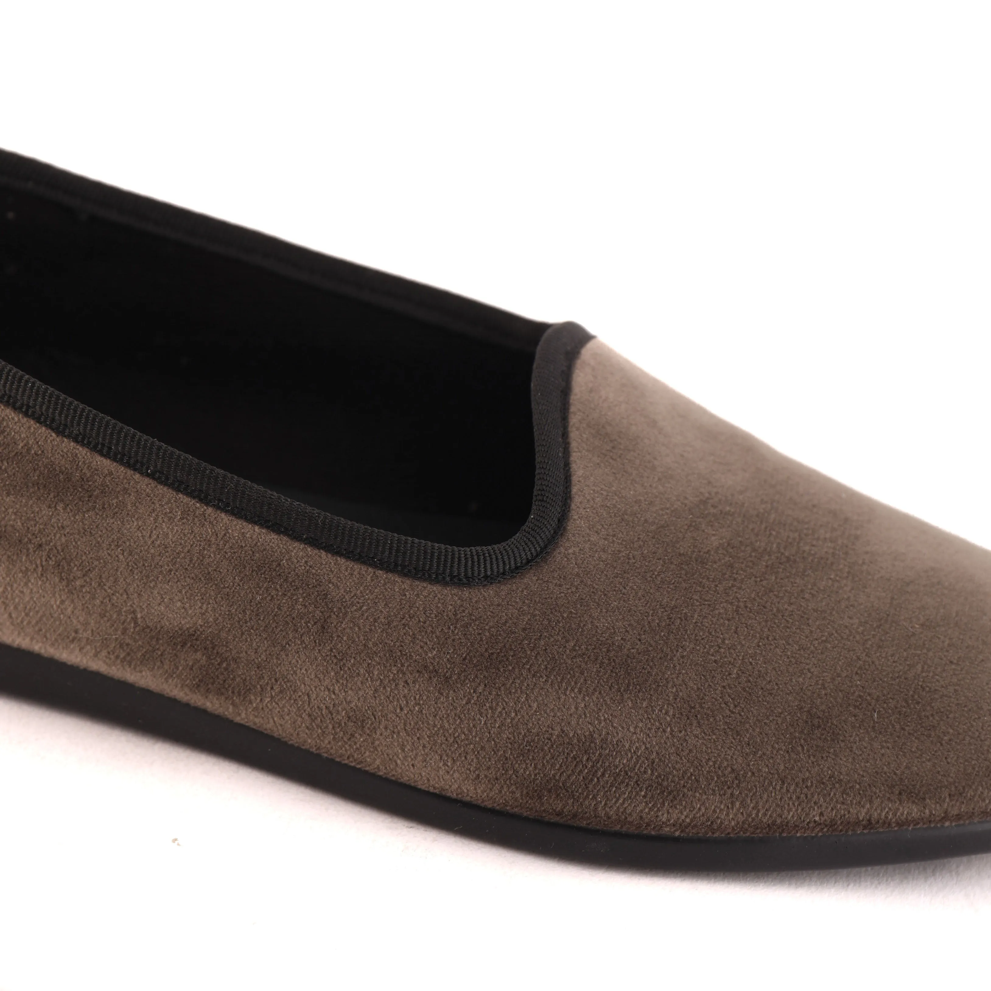 Comfy Footing RIZZY Stone Velvet