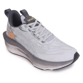 Interchangeable Leap7x Light Grey Sports Lacing Running Shoes For Men XLM-01 By Liberty