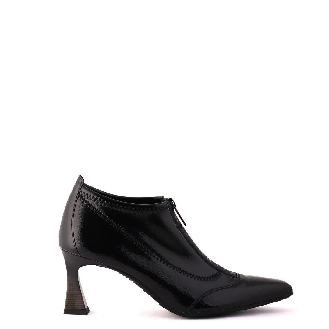SHAI Black Patent Anti Slip Sole