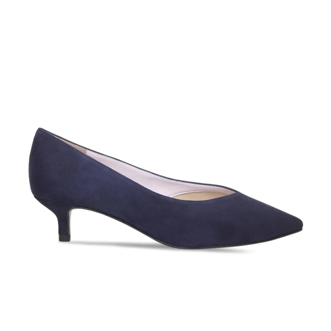 Cat Stroll Leaf Walk Kitty: Navy Suede