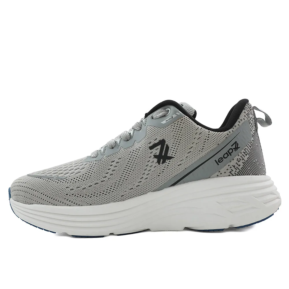 Leap7x Light Grey Sports Running Shoes For Men GHD-41 By Liberty Unisex Design