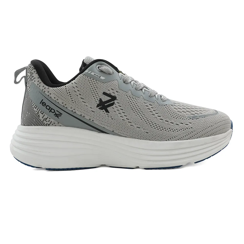 Leap7x Light Grey Sports Running Shoes For Men GHD-41 By Liberty Sand - Resistant Multi terrain Traction