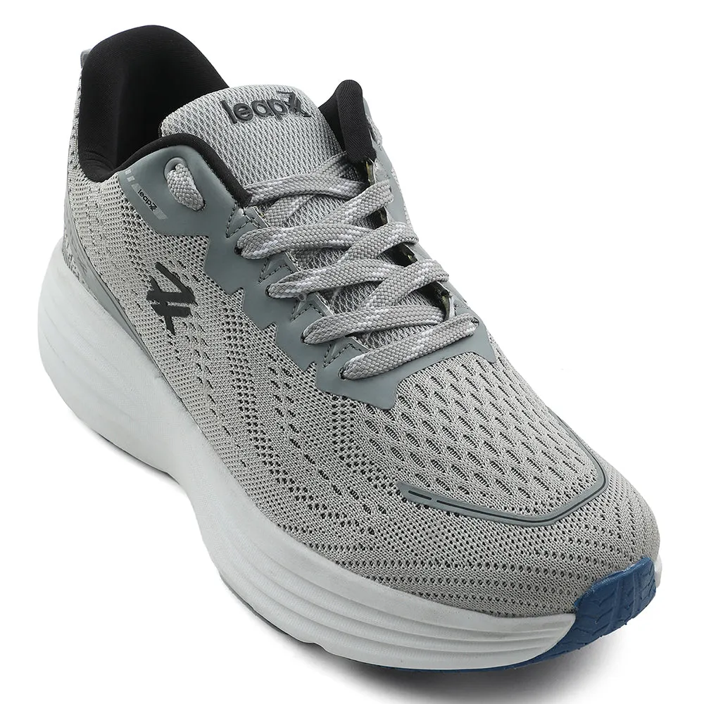 indoor running shoes option Leap7x Light Grey Sports Running Shoes For Men GHD-41 By Liberty