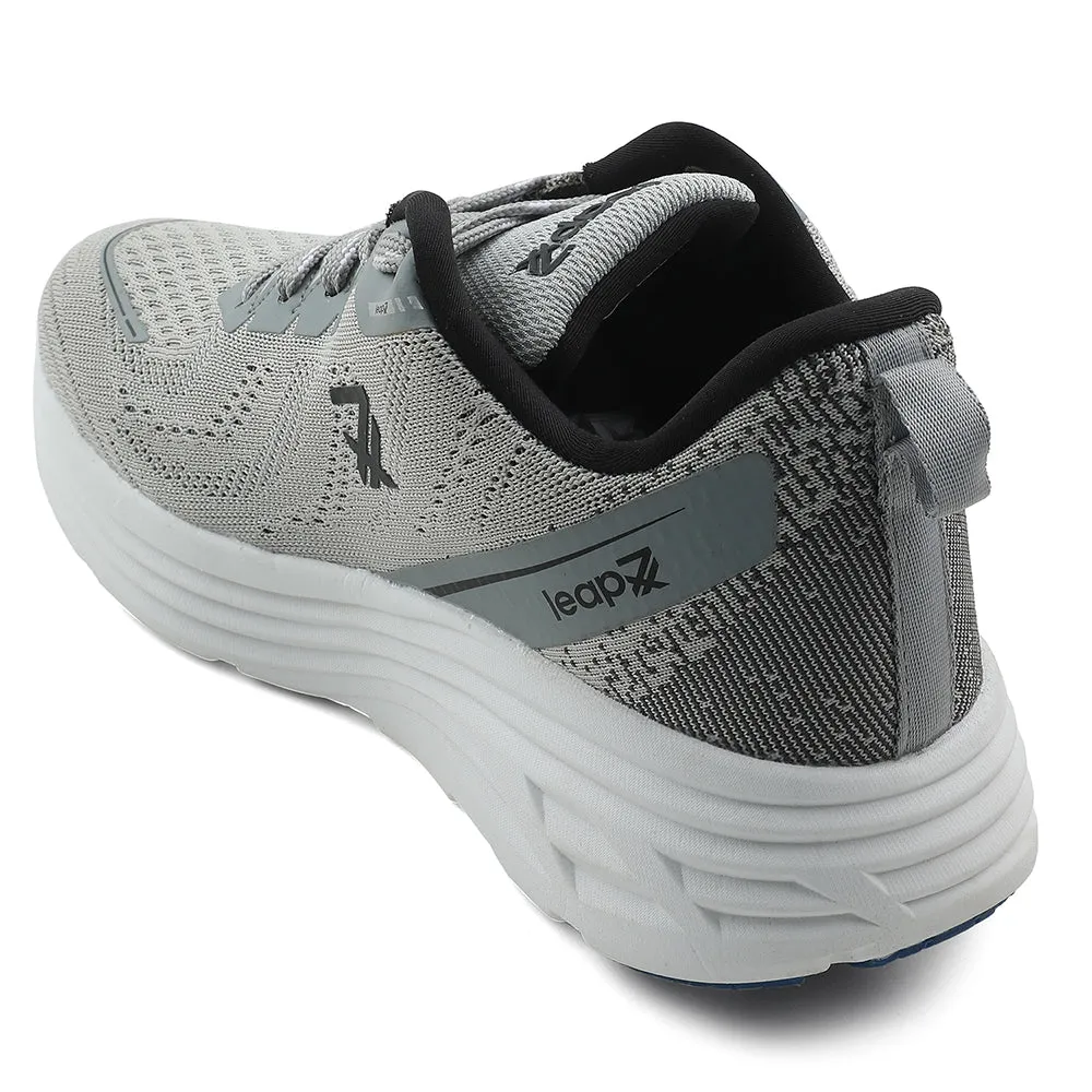 Leap7x Light Grey Sports Running Shoes For Men GHD-41 By Liberty running sock