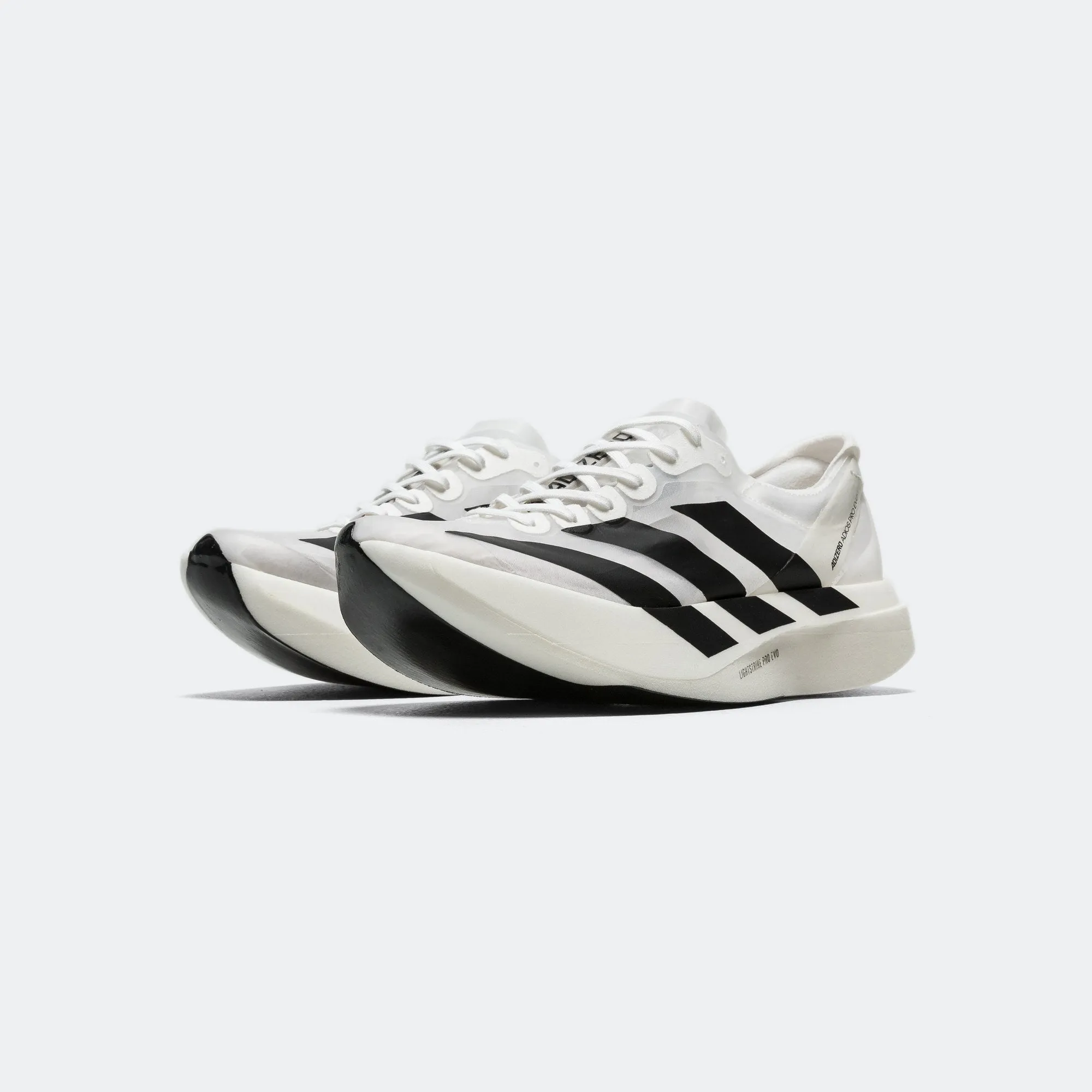 No Break In Dusk Step Mens Adizero Adios Pro Evo - White/Black