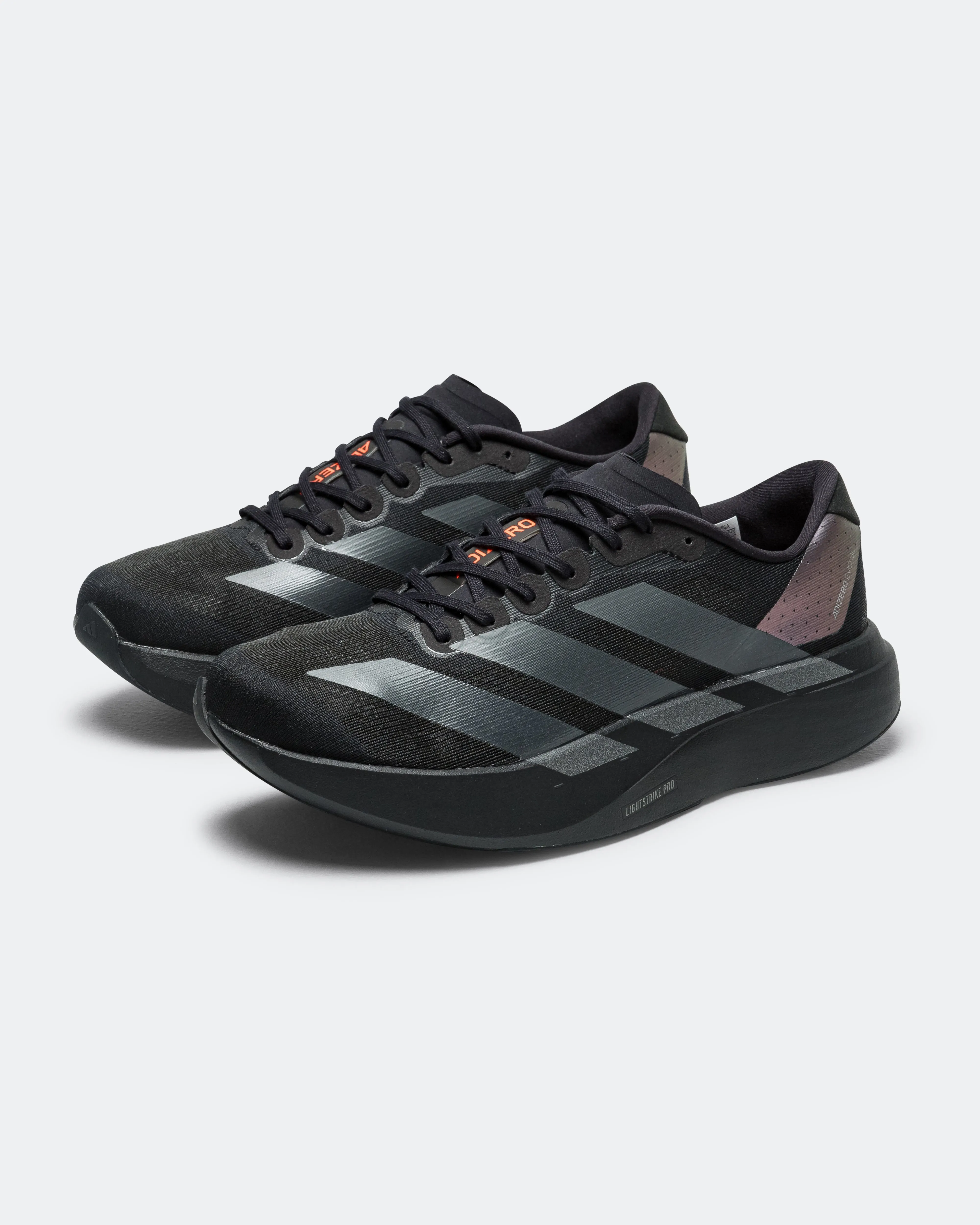 Smooth Lining Wave Hike Womens Adizero Evo SL - Core Black-Grey Four-Impact Orange