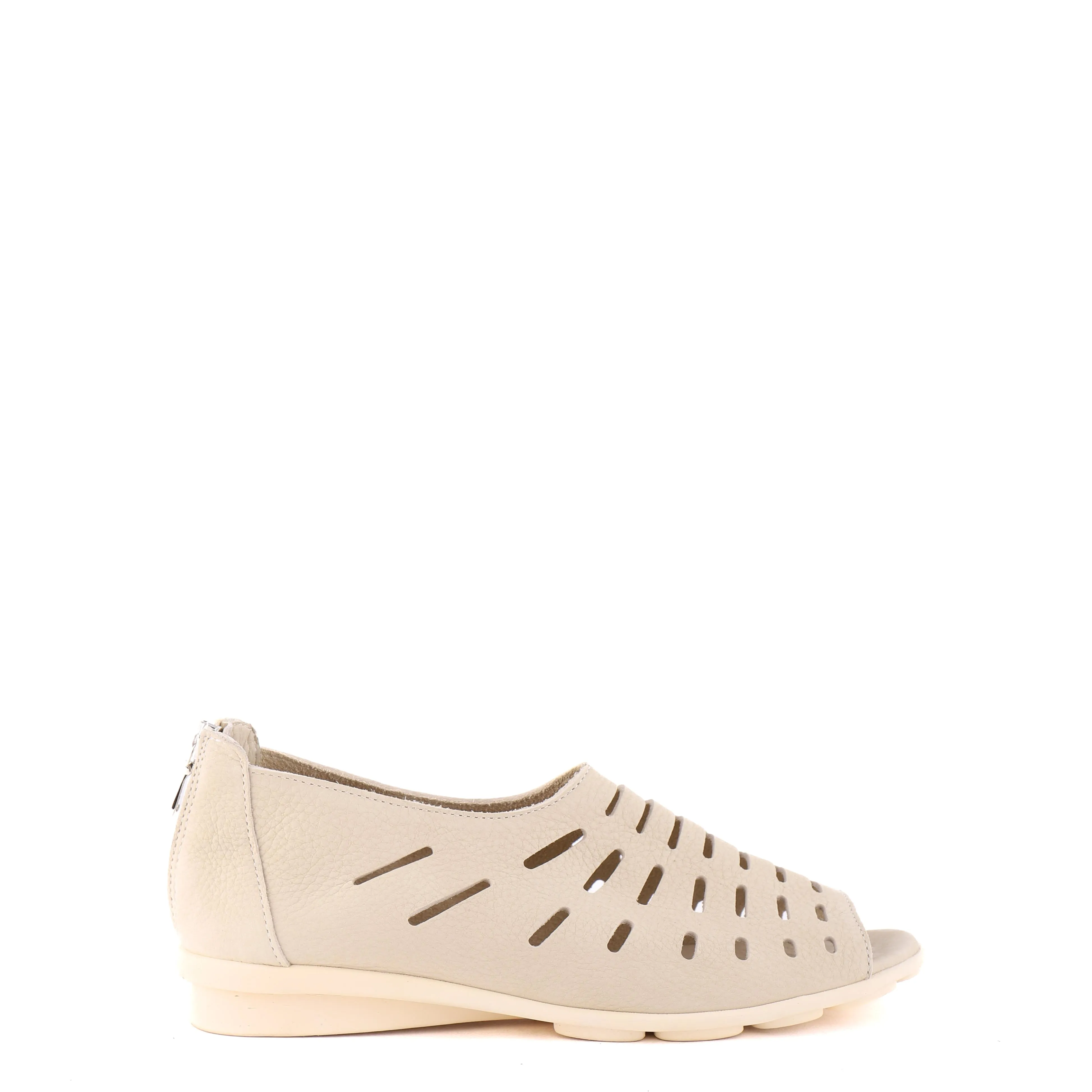 Stylish Flip-flops for Travel DENYLI Beige Nubuck