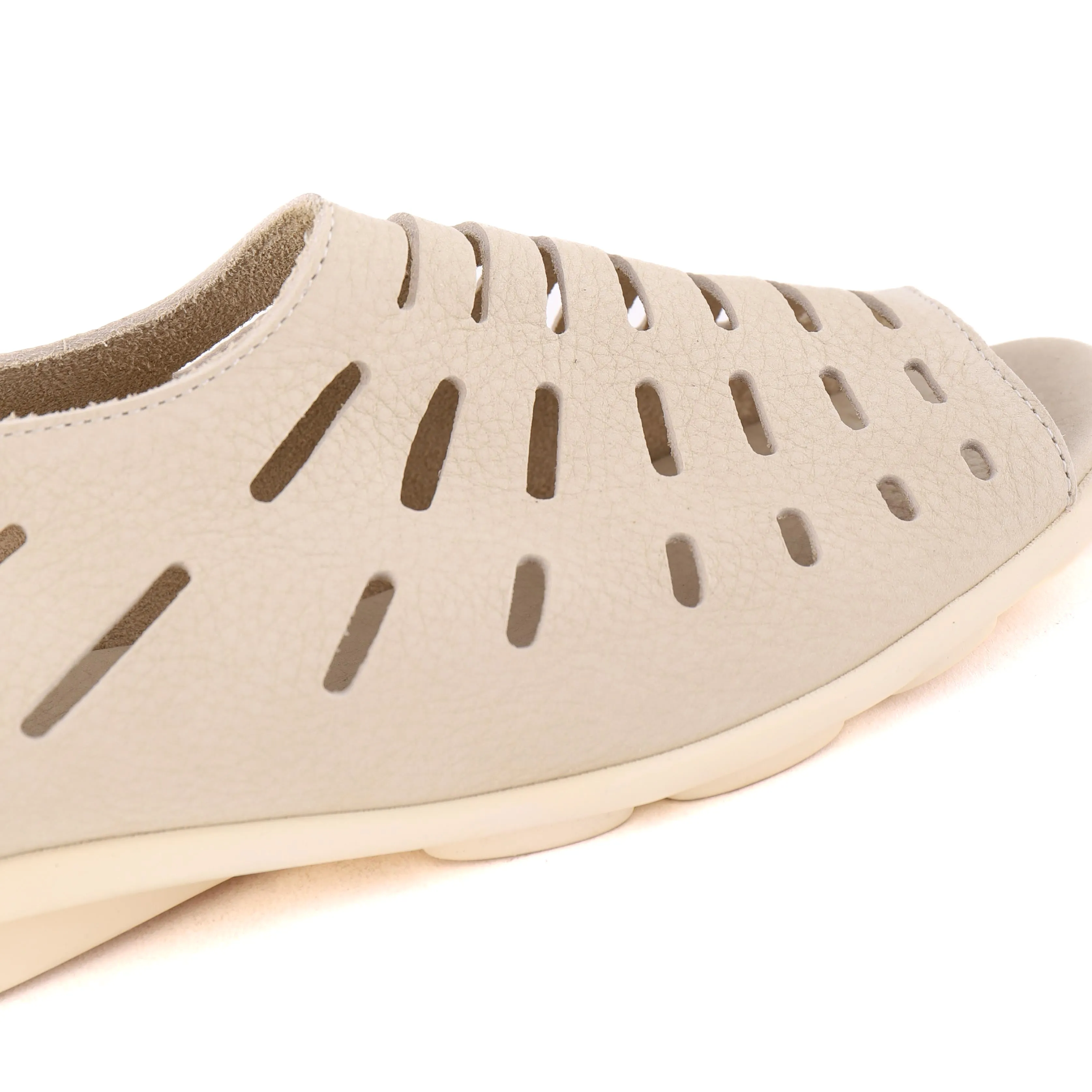 All-Purpose Outdoor Shoes Adjustable Strap System DENYLI Beige Nubuck