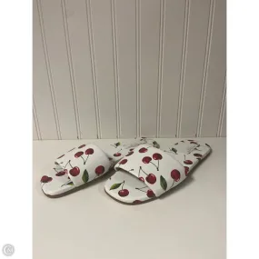 Tidy Fit Sandals Designer By Michael Kors In Red & White, Size: 9