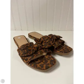 Sandals Flats By A New Day In Animal Print, Size: 11 Versatile Comfort Shoes Every Occasion
