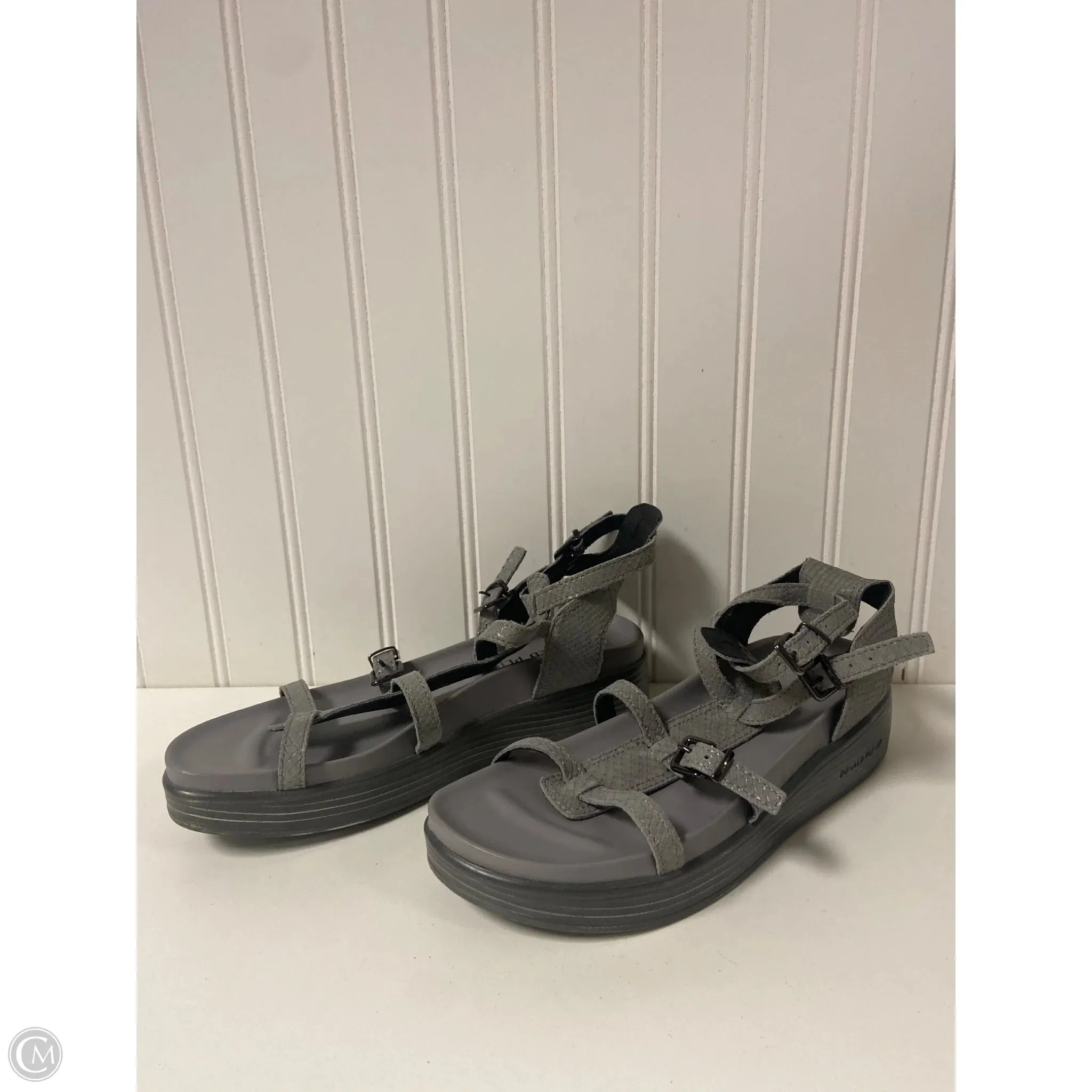 Sandals Flats By Donald Pliner In Grey, Size: 6 Feel Fresh youth trend